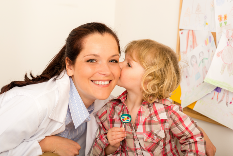 doctor and child patient
